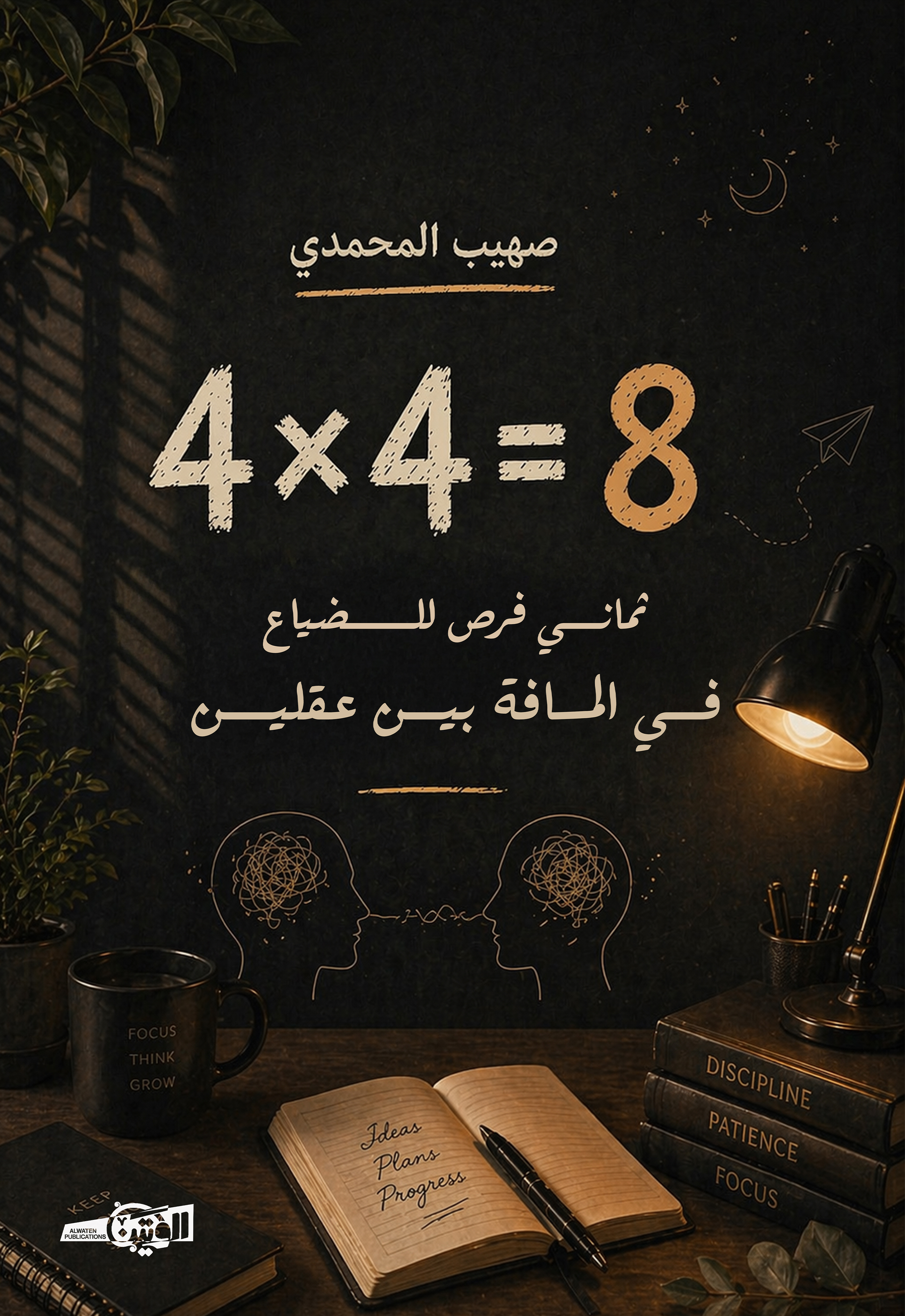 4 × 4 = 8
